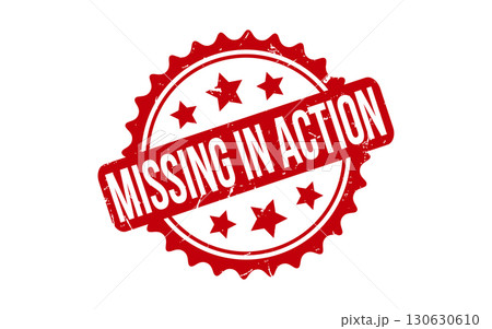 Red Missing In Action Rubber Stamp Seal Vector Red Missing In Action Rubber Stamp Seal Vector 130630610
