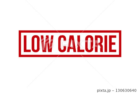 Low Calorie Rubber Stamp Seal Vector 130630640