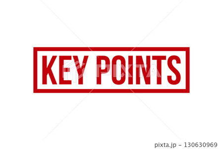 Red Key Points Rubber Stamp Seal Vector Red Key Points Rubber Stamp Seal Vector 130630969