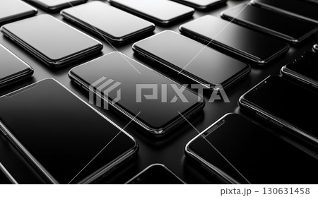 デジタル社会の象徴 130631458