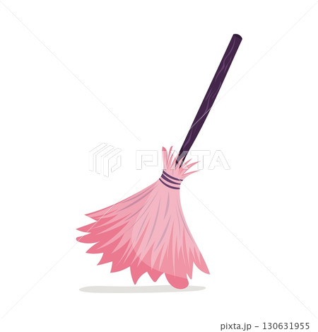 Pink witchs broom for Halloween Pink witchs broom for Halloween 130631955