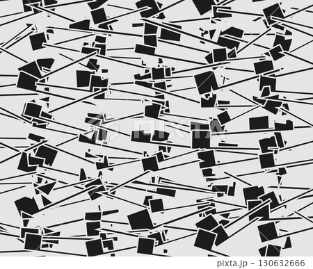 Modern Abstract Line Seamless Pattern Illustration 130632666