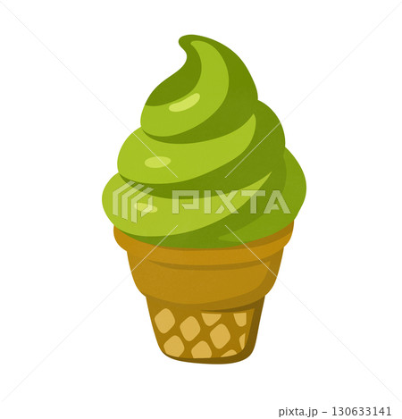 Green tea ice cream 130633141