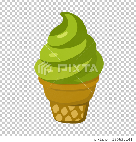 Green tea ice cream 130633141