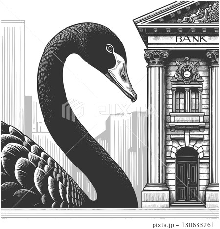 Black Swan Looming Over Bank Financial Shock Black Swan Looming Over Bank Financial Shock 130633261
