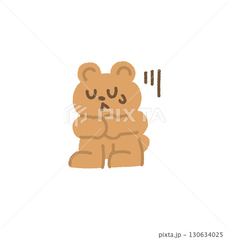 落ち込む クマ イラスト 手描き かわいい 子ども向け 教育用 落ち込む クマ イラスト 手描き かわいい 子ども向け 教育用 130634025