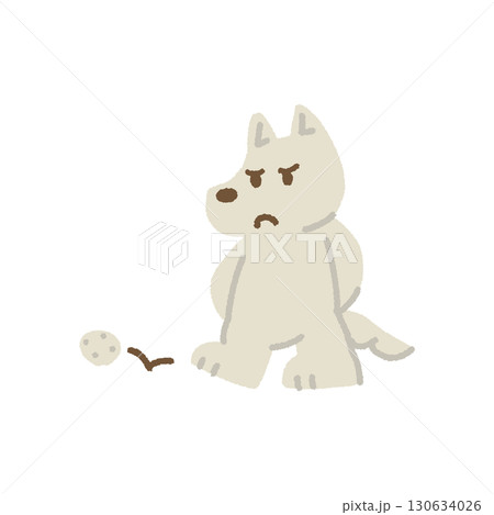 孤独 イラスト 手描き かわいい 子ども向け 教育用 130634026