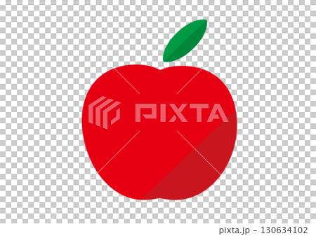 簡單的蘋果圖標蘋果明亮的紅色蘋果智慧的蘋果 130634102