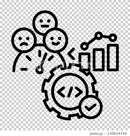 The system program's icon represents the emphasis on data rather than emotion. The system program's icon represents the emphasis on data rather than emotion. 130634349