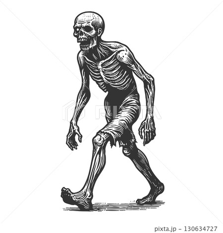 zombie walking Helloween art vector zombie walking Helloween art vector 130634727