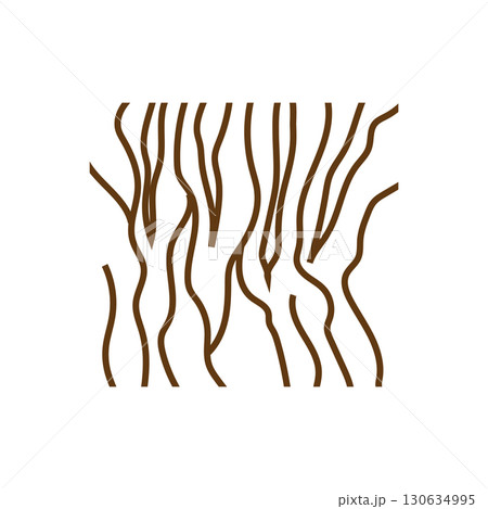Wood logo design structure layers forest tree bark vector template 130634995
