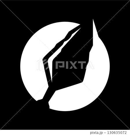 Spear Logo Old Vintage Rustic Simple Design Business Brand Spear Arrow 130635072