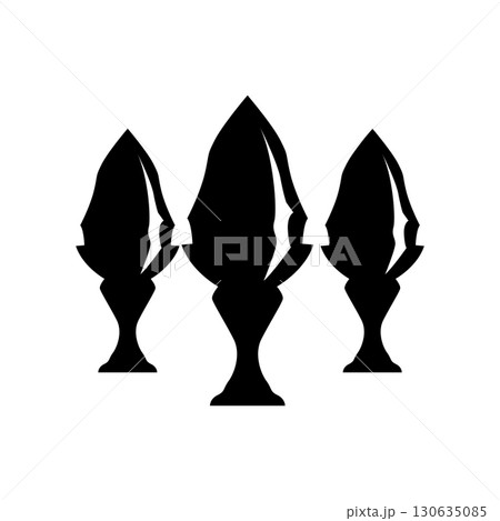 Spear Logo Old Vintage Rustic Simple Design Business Brand Spear Arrow 130635085