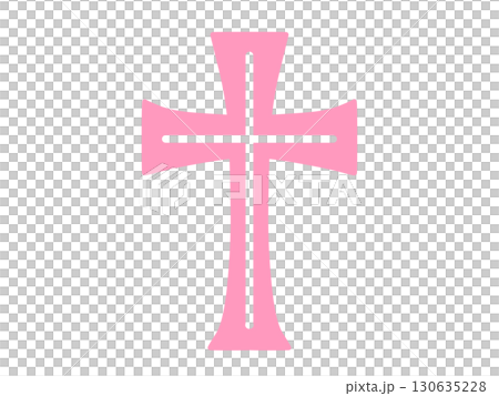 Cross icon simple pink Cross icon simple pink 130635228