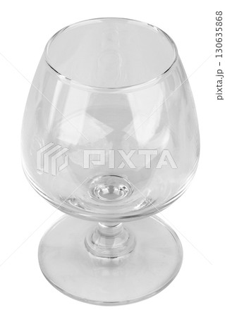 Minimalist Drinkware Champagne Wine and Water Glasses Isolated 130635868