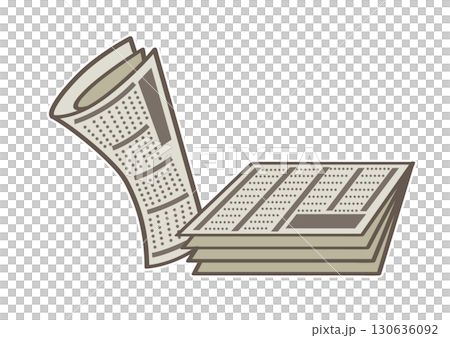 報紙的插圖 130636092