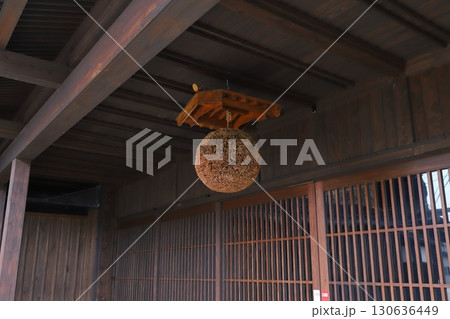 秋田　湯沢　両関酒造　杉玉 130636449