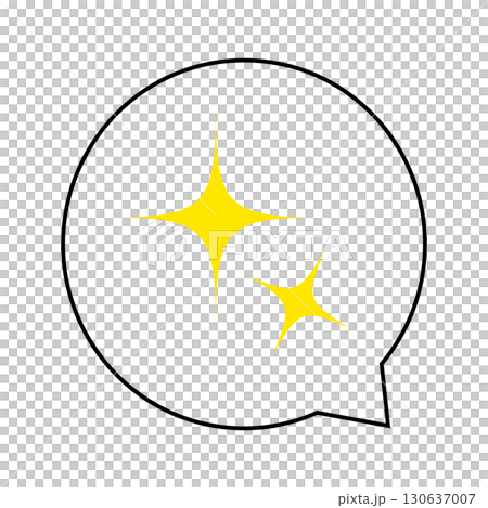 閃閃發光、閃亮、興奮、好奇等情緒言語氣泡標記 閃閃發光、閃亮、興奮、好奇等情緒言語氣泡標記 130637007