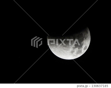 皆既月食(2025年9月8日1時55分頃) 皆既月食(2025年9月8日1時55分頃) 130637185