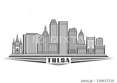 Vector illustration of Tulsa 130637210