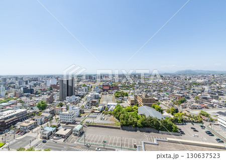 栃木県宇都宮市 栃木県庁から望む宇都宮市の街並み(西方向) 栃木県宇都宮市 栃木県庁から望む宇都宮市の街並み(西方向) 130637523