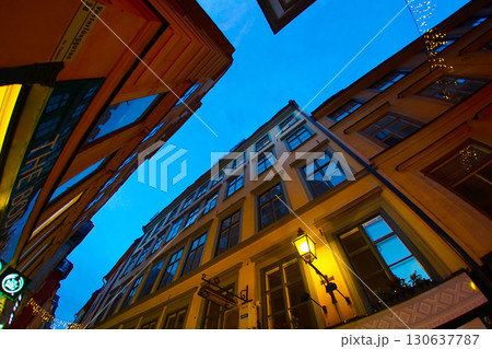 ストックホルム旧市街の街並み 130637787