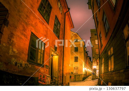 ストックホルムの住宅街（スウェーデン） 130637797