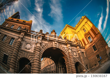 ストックホルム石造りの門 130638167