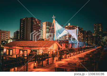 夜の天王洲アイル 130638196