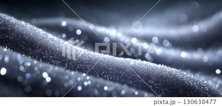 Abstract White Bokeh Light Background for Creative Design Projects 130638477