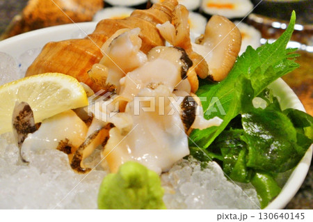 つぶ貝の刺身 130640145