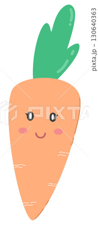 minimal cute vegan with smiling face minimal cute vegan with smiling face 130640363