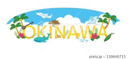 沖縄のロゴ 130640715