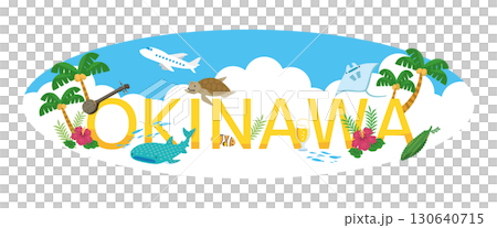 沖縄のロゴ 130640715