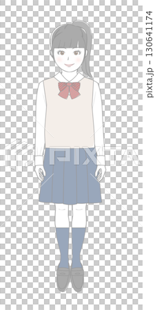 Girls high school student Girls high school student 130641174