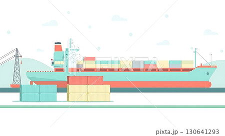 コンテナ船 130641293