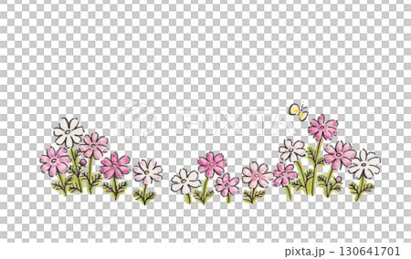 Cosmos frame illustration 130641701