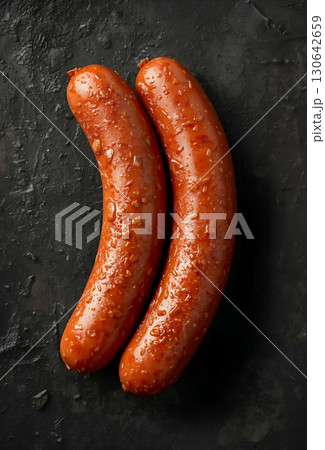 おいしそうなソーセージ おいしそうなソーセージ 130642659