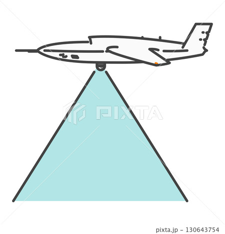 監視・捜索を行う官公庁や民間のジェット無人偵察機・無人航空機（UAV・無人機） 130643754