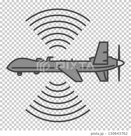 發射幹擾訊號的軍用螺旋槳無人機和無人駕駛飛行器 130643762