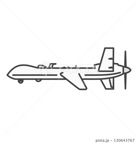 官公庁や民間のプロペラ無人偵察機・無人航空機（UAV・無人機） 130643767