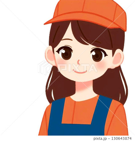 女性の整備士のイラスト 130643874