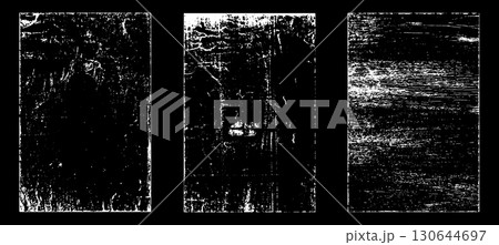 Black and white grunge. Distress overlay texture. Abstract surface dust and rough dirty wall background concept. Distress illustration simply place over object to create grunge effect. Vector EPS10. 130644697