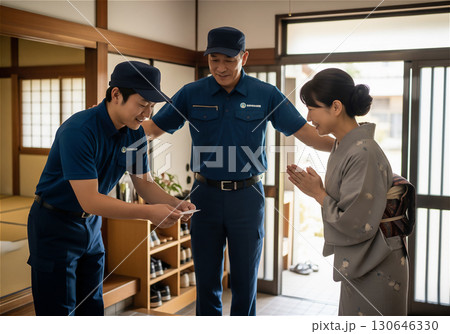 害獣駆除のプロが訪問。安心を与える親切なサービス 130646330