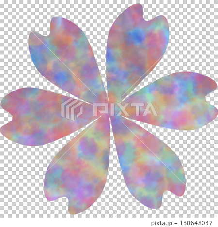 美麗的水彩花圖示圖像插圖 美麗的水彩花圖示圖像插圖 130648037