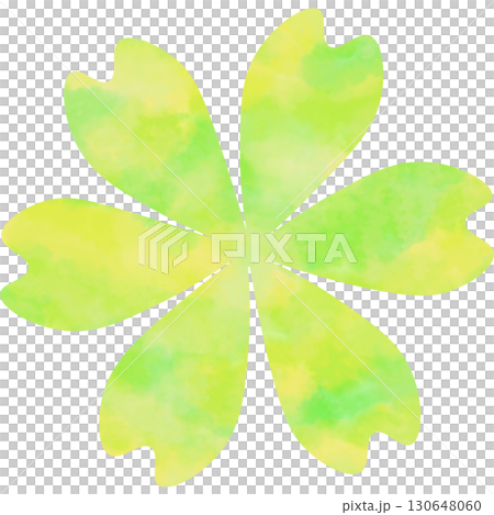 Beautiful watercolor flower icon image illustration 130648060
