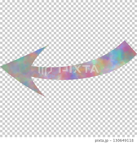 美麗的水彩箭頭圖示圖像插圖 130649118