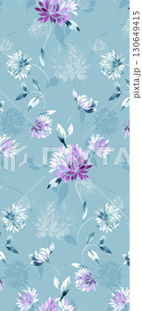Soft Floral Patterned Decorative Paper Assortment 130649415