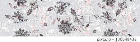 Soft Floral Patterned Decorative Paper Assortment 130649438