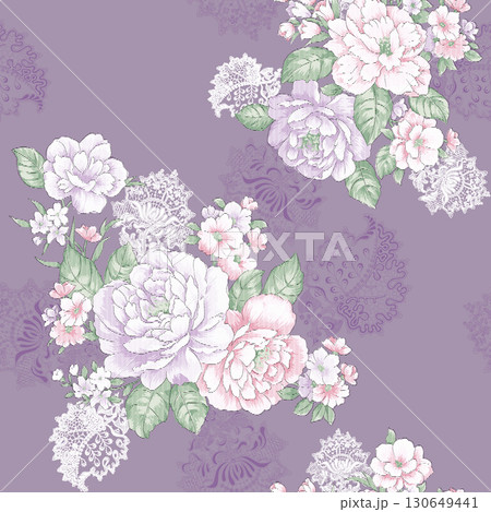 Soft Floral Patterned Decorative Paper Assortment Soft Floral Patterned Decorative Paper Assortment 130649441